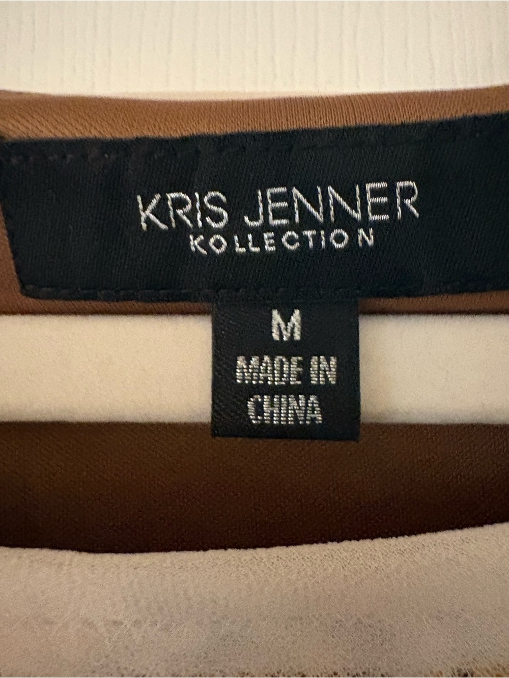 NWOT - Kris Jenner Kollection  Gold Sequin Scoop-Neck Tunic - Picture 3 of 15